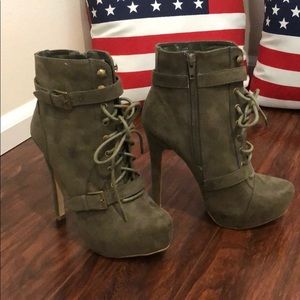 JustFab heeled boots
